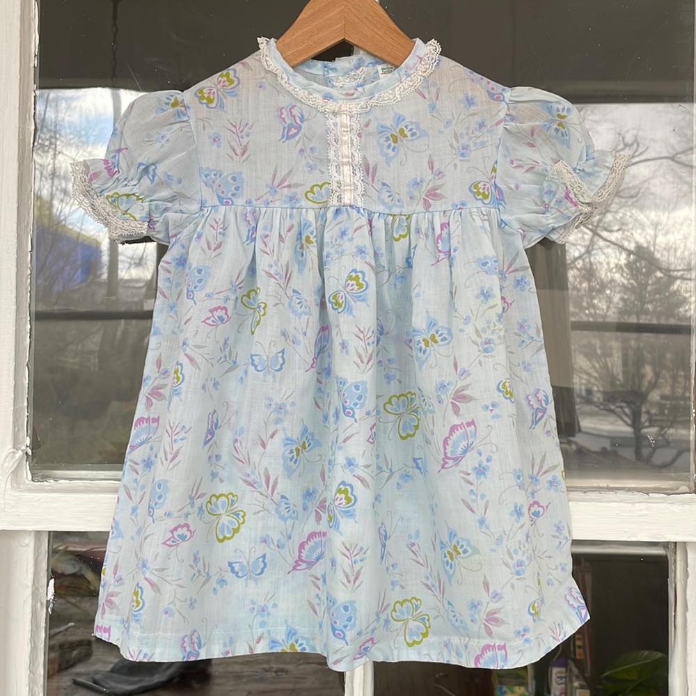Vintage floral baby doll dress